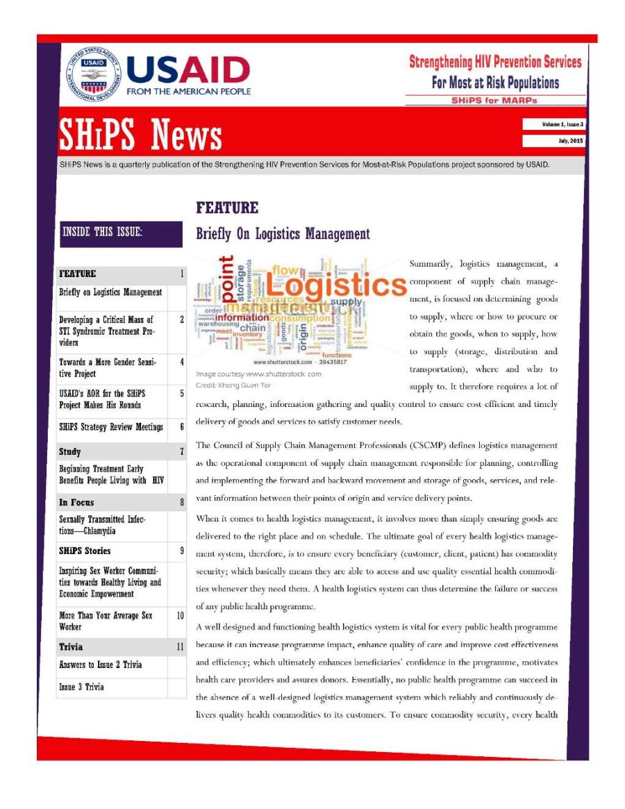 SHiPS News Vol 1, Is 3